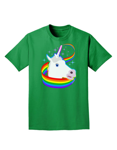 Magical Horn Rainbow Unicorn Adult Dark T-Shirt-Mens T-Shirt-TooLoud-Kelly-Green-Small-Davson Sales