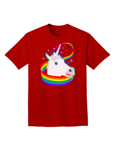 Magical Horn Rainbow Unicorn Adult Dark T-Shirt-Mens T-Shirt-TooLoud-Red-Small-Davson Sales