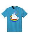 Magical Horn Rainbow Unicorn Adult Dark T-Shirt-Mens T-Shirt-TooLoud-Turquoise-Small-Davson Sales