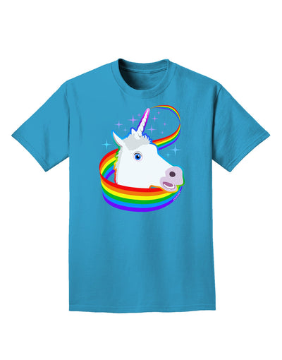 Magical Horn Rainbow Unicorn Adult Dark T-Shirt-Mens T-Shirt-TooLoud-Turquoise-Small-Davson Sales