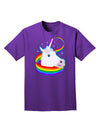 Magical Horn Rainbow Unicorn Adult Dark T-Shirt-Mens T-Shirt-TooLoud-Purple-Small-Davson Sales