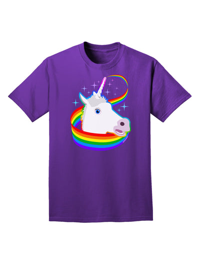 Magical Horn Rainbow Unicorn Adult Dark T-Shirt-Mens T-Shirt-TooLoud-Purple-Small-Davson Sales