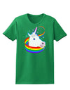 Magical Horn Rainbow Unicorn Womens Dark T-Shirt-TooLoud-Kelly-Green-X-Small-Davson Sales