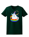 Magical Horn Rainbow Unicorn Womens Dark T-Shirt-TooLoud-Forest-Green-Small-Davson Sales