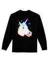 Magical Rainbow Sparkle Unicorn Adult Long Sleeve Dark T-Shirt-TooLoud-Black-Small-Davson Sales