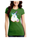 Magical Rainbow Sparkle Unicorn Juniors Crew Dark T-Shirt-T-Shirts Juniors Tops-TooLoud-Kiwi-Green-Juniors Fitted Small-Davson Sales