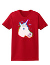 Magical Rainbow Sparkle Unicorn Womens Dark T-Shirt-TooLoud-Red-X-Small-Davson Sales