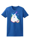 Magical Rainbow Sparkle Unicorn Womens Dark T-Shirt-TooLoud-Royal-Blue-X-Small-Davson Sales