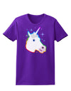 Magical Rainbow Sparkle Unicorn Womens Dark T-Shirt-TooLoud-Purple-X-Small-Davson Sales