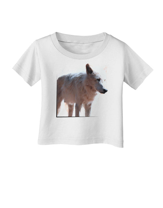Magnificent Full White Wolf Infant T-Shirt-Infant T-Shirt-TooLoud-White-06-Months-Davson Sales
