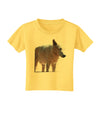 Magnificent Full White Wolf Toddler T-Shirt-Toddler T-Shirt-TooLoud-Yellow-2T-Davson Sales