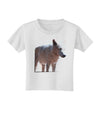 Magnificent Full White Wolf Toddler T-Shirt-Toddler T-Shirt-TooLoud-White-2T-Davson Sales