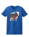 Magnificent Full White Wolf Womens Dark T-Shirt-TooLoud-Royal-Blue-X-Small-Davson Sales