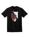 Magnificent White Wolf Head Adult Dark T-Shirt-Mens T-Shirt-TooLoud-Black-Small-Davson Sales