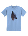 Magnificent White Wolf Head Childrens T-Shirt-Childrens T-Shirt-TooLoud-Light-Blue-X-Small-Davson Sales