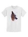 Magnificent White Wolf Head Childrens T-Shirt-Childrens T-Shirt-TooLoud-White-X-Small-Davson Sales