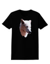 Magnificent White Wolf Head Womens Dark T-Shirt-TooLoud-Black-X-Small-Davson Sales