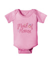 Maid of Honor - Diamond Ring Design - Color Baby Romper Bodysuit-Baby Romper-TooLoud-Pink-06-Months-Davson Sales