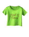 Maid of Honor - Diamond Ring Design - Color Infant T-Shirt-Infant T-Shirt-TooLoud-Lime-Green-06-Months-Davson Sales