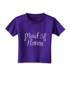 Maid of Honor - Diamond Ring Design - Color Toddler T-Shirt Dark-Toddler T-Shirt-TooLoud-Purple-2T-Davson Sales