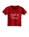 Maid of Honor - Diamond Ring Design Toddler T-Shirt Dark-Toddler T-Shirt-TooLoud-Red-2T-Davson Sales