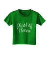 Maid of Honor - Diamond Ring Design Toddler T-Shirt Dark-Toddler T-Shirt-TooLoud-Clover-Green-2T-Davson Sales