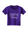 Maid of Honor - Diamond Ring Design Toddler T-Shirt Dark-Toddler T-Shirt-TooLoud-Purple-2T-Davson Sales