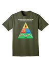 Main Food Groups of an Elf - Christmas Adult Dark T-Shirt-Mens T-Shirt-TooLoud-Military-Green-Small-Davson Sales