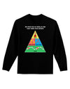 Main Food Groups of an Elf - Christmas Adult Long Sleeve Dark T-Shirt-TooLoud-Black-Small-Davson Sales