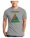 Main Food Groups of an Elf - Christmas Adult V-Neck T-shirt-Mens V-Neck T-Shirt-TooLoud-HeatherGray-Small-Davson Sales