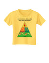 Main Food Groups of an Elf - Christmas Toddler T-Shirt-Toddler T-Shirt-TooLoud-Yellow-2T-Davson Sales