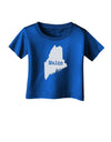 Maine - United States Shape Infant T-Shirt Dark by TooLoud-TooLoud-Royal-Blue-06-Months-Davson Sales