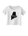 Maine - United States Shape Infant T-Shirt by TooLoud-TooLoud-White-06-Months-Davson Sales