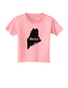 Maine - United States Shape Toddler T-Shirt by TooLoud-TooLoud-Candy-Pink-2T-Davson Sales