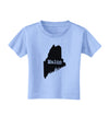 Maine - United States Shape Toddler T-Shirt by TooLoud-TooLoud-Aquatic-Blue-2T-Davson Sales