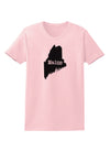 Maine - United States Shape Womens T-Shirt by TooLoud-TooLoud-PalePink-X-Small-Davson Sales