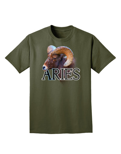 Majestic Aries Picture Adult Dark T-Shirt-Mens T-Shirt-TooLoud-Military-Green-Small-Davson Sales