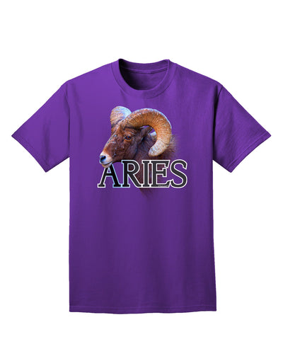 Majestic Aries Picture Adult Dark T-Shirt-Mens T-Shirt-TooLoud-Purple-Small-Davson Sales