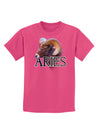 Majestic Aries Picture Childrens Dark T-Shirt-Childrens T-Shirt-TooLoud-Sangria-X-Small-Davson Sales