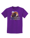 Majestic Aries Picture Childrens Dark T-Shirt-Childrens T-Shirt-TooLoud-Purple-X-Small-Davson Sales