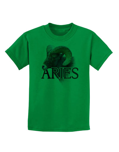 Majestic Aries Picture Childrens T-Shirt-Childrens T-Shirt-TooLoud-Kelly-Green-X-Small-Davson Sales