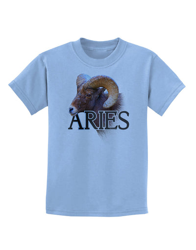 Majestic Aries Picture Childrens T-Shirt-Childrens T-Shirt-TooLoud-Light-Blue-X-Small-Davson Sales