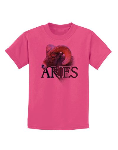 Majestic Aries Picture Childrens T-Shirt-Childrens T-Shirt-TooLoud-Sangria-X-Small-Davson Sales