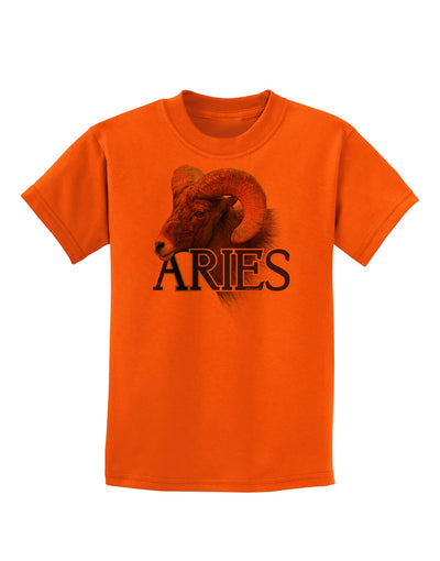 Majestic Aries Picture Childrens T-Shirt-Childrens T-Shirt-TooLoud-Orange-X-Small-Davson Sales