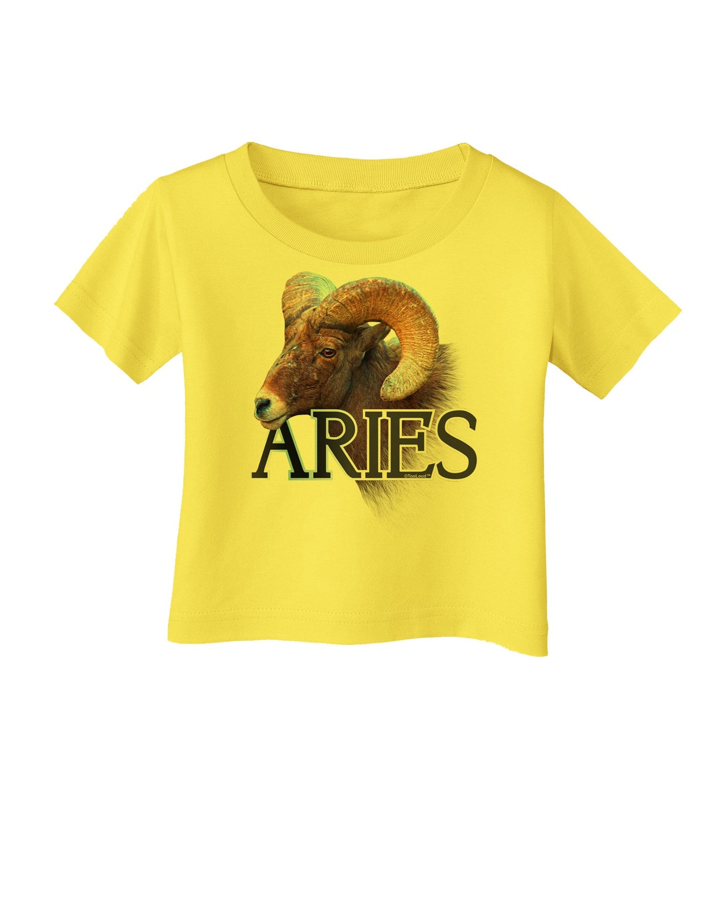 Majestic Aries Picture Infant T-Shirt-Infant T-Shirt-TooLoud-Yellow-06-Months-Davson Sales