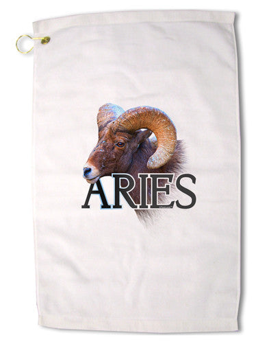 Majestic Aries Picture Premium Cotton Golf Towel - 16 x 25 inch-Golf Towel-TooLoud-16x25"-Davson Sales