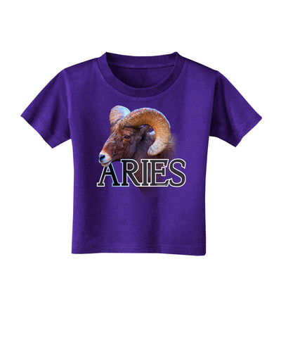 Majestic Aries Picture Toddler T-Shirt Dark-Toddler T-Shirt-TooLoud-Purple-2T-Davson Sales