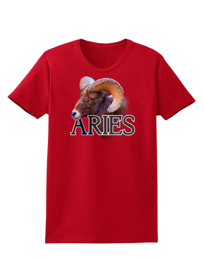 Majestic Aries Picture Womens Dark T-Shirt-TooLoud-Red-X-Small-Davson Sales