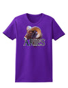 Majestic Aries Picture Womens Dark T-Shirt-TooLoud-Purple-X-Small-Davson Sales