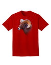 Majestic Bighorn Ram Adult Dark T-Shirt-Mens T-Shirt-TooLoud-Red-Small-Davson Sales